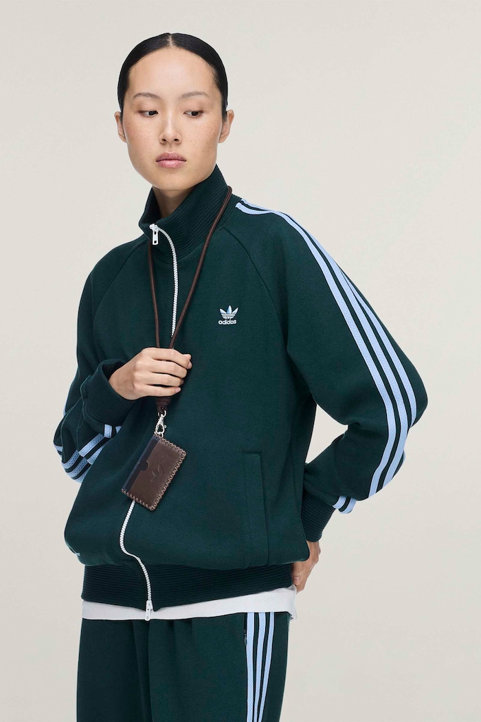 X Wales Bonner portafoglio in pelle adidas Originals marrone KZ0156