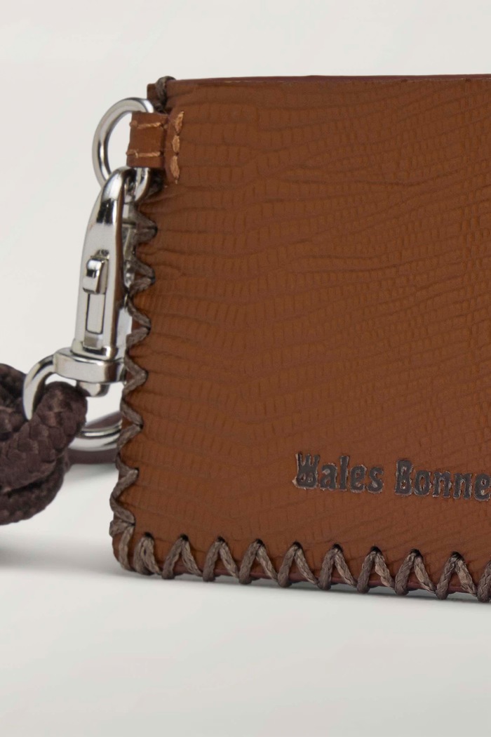 Accessori adidas Originals X Wales Bonner portafoglio in pelle KZ0156 marrone