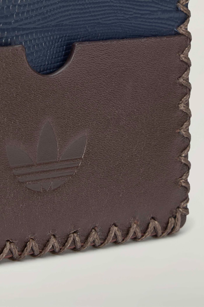 X Wales Bonner portafoglio in pelle adidas Originals KZ0156 marrone