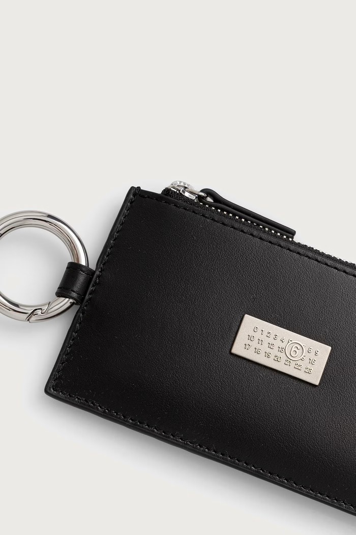 Akcesoria MM6 Maison Margiela portfel skórzany SA6UI0031.P9201 czarny