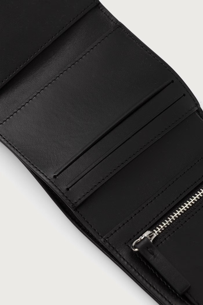 Akcesoria MM6 Maison Margiela portfel skórzany SA6UI0030.P9201 czarny
