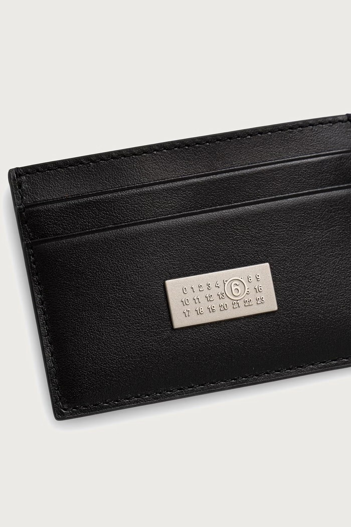 Akcesoria MM6 Maison Margiela etui na karty skórzane SA5UI0026.P9201 czarny