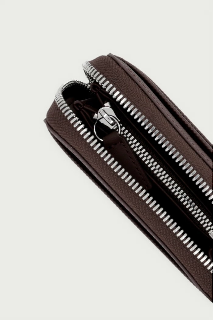 Akcesoria Lacoste Portfel z imitacji skóry NF4764DZ brązowy