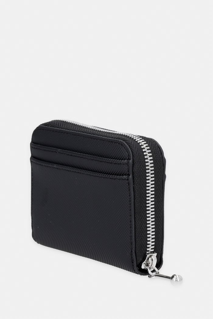 Lacoste portfel z imitacji skóry NF4764DZ czarny AW26