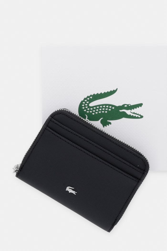 Lacoste portfel z imitacji skóry NF4764DZ czarny