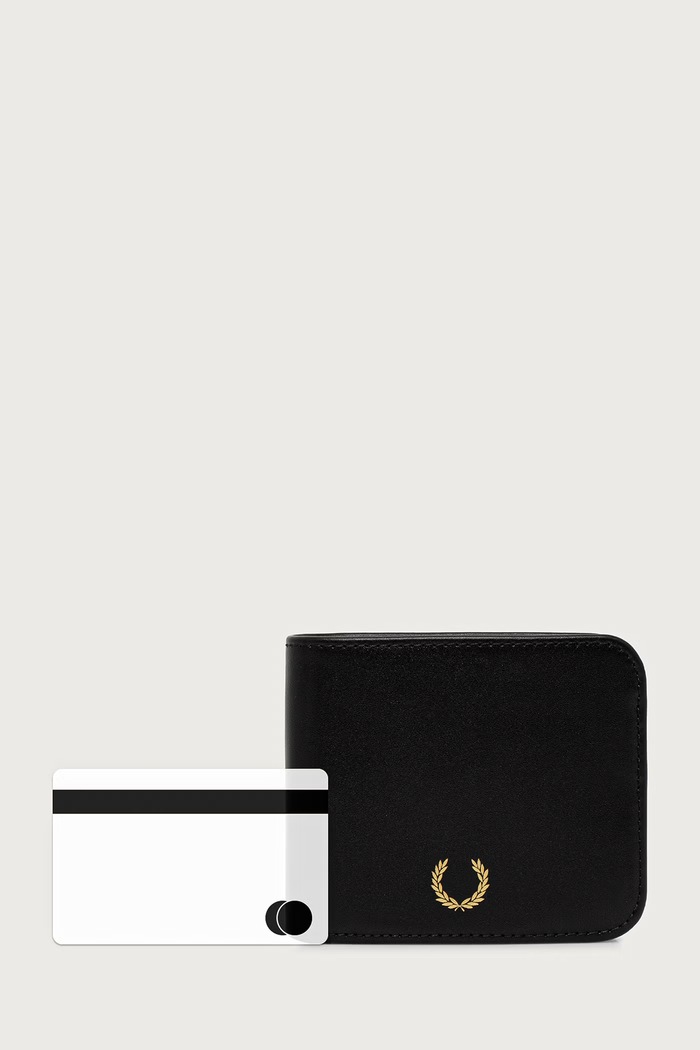 Portfel skórzany Fred Perry czarny L3349.102