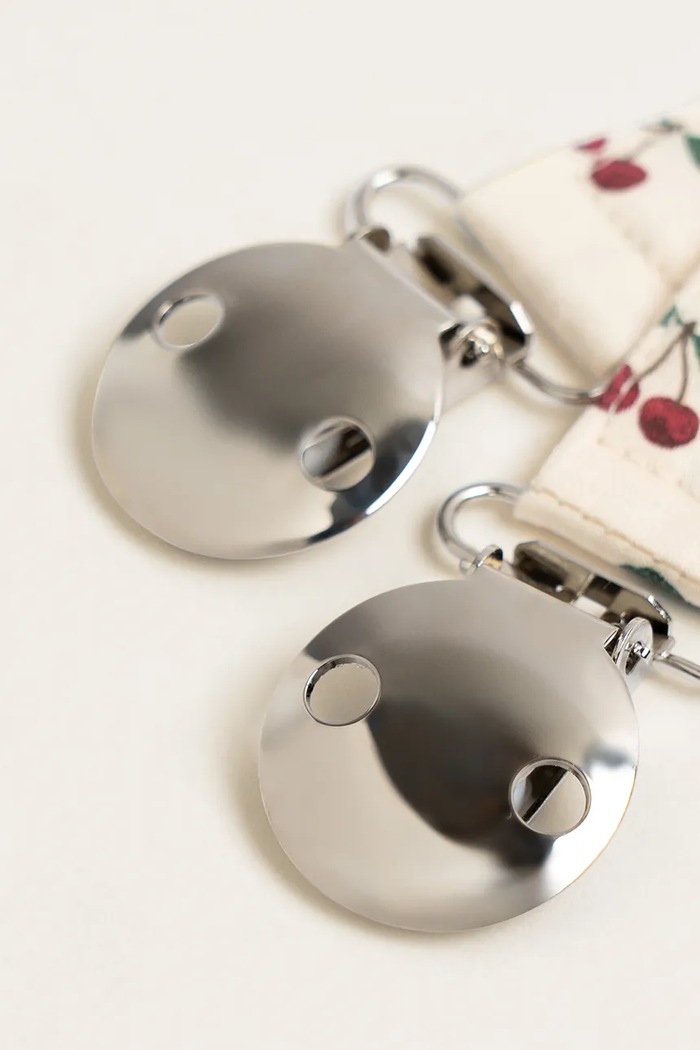 Zawieszka do smoczka niemowlęca 2 PACK PACIFIER STRAP 2-pack Konges Sløjd KS105809.9BY2 beżowy