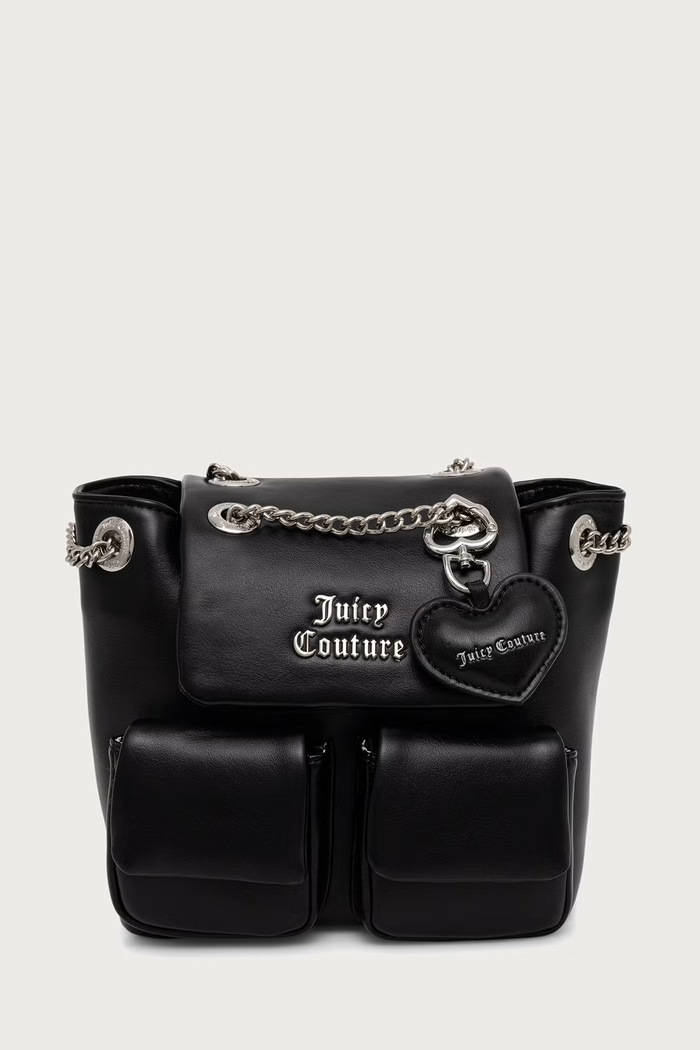Juicy Couture Plecak damski ASHLEY czarny BIJ2699FAWVP