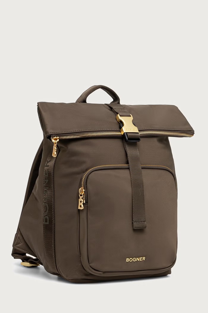 BOGNER Plecak damski Klosters Neve 4190001818 brązowy AW26