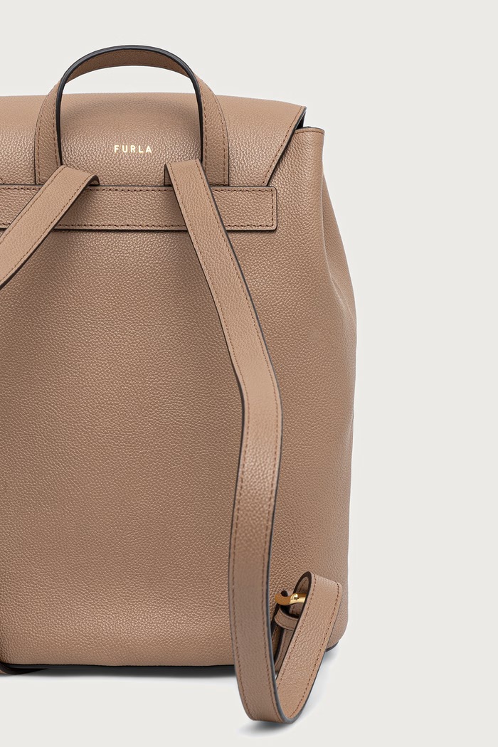 Akcesoria Furla Plecak damski skórzany Moonlight M WB02152.BX3036.4489S brązowy