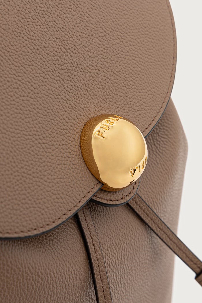 Plecak damski skórzany Moonlight M Furla WB02152.BX3036.4489S brązowy