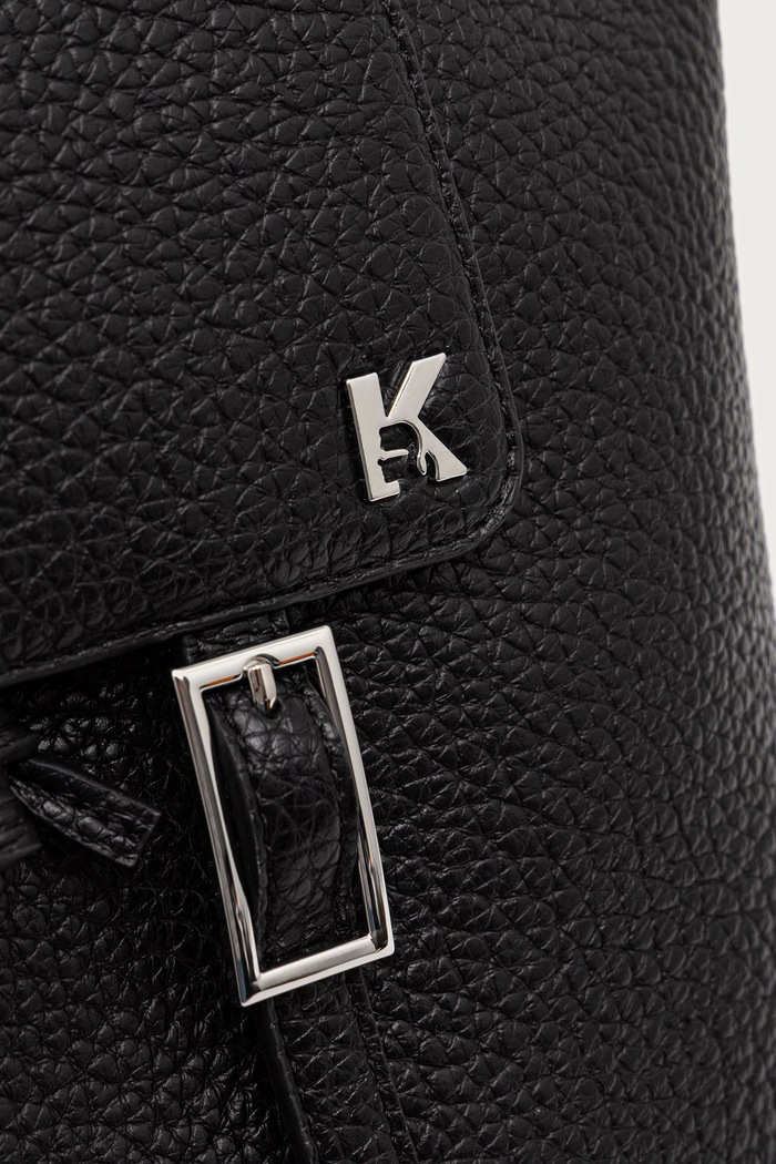 Karl Lagerfeld Jeans ruksak za žene od imitacije kože crna B4W30303