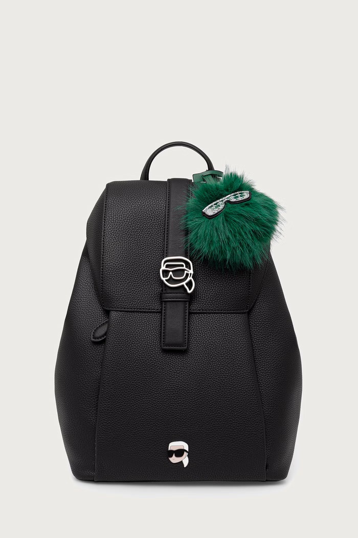 Karl Lagerfeld gradski ruksak za žene od imitacije kože crna B4W30080