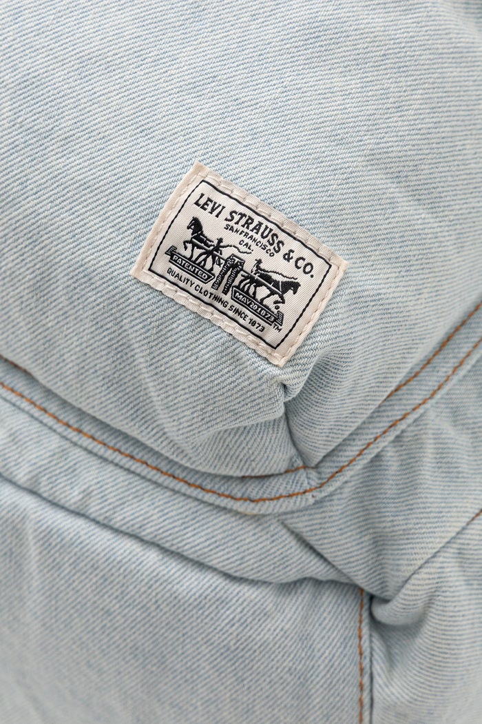 Plecak damski bawełniany REMI Levi's niebieski 007Z5