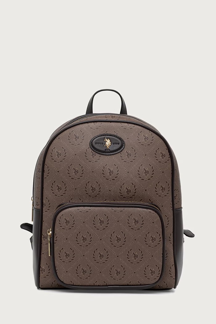 U.S. Polo Assn. Plecak miejski damski NEW HAMPTON brązowy BIUN29364WVP