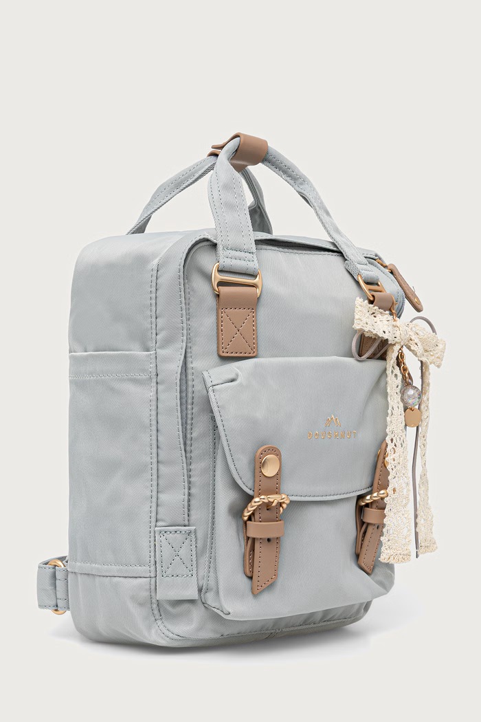 Doughnut Plecak miejski damski Macaroon Mini Enchanted 7L D124.EN.000181.F niebieski AW26