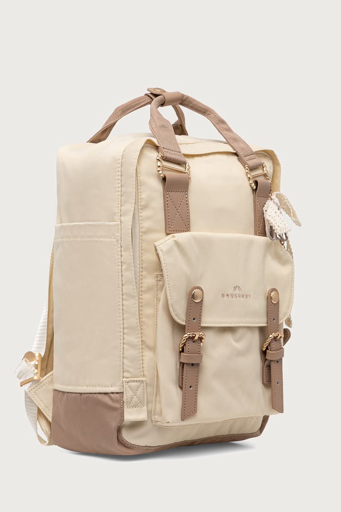 Doughnut Plecak damski Macaroon Enchanted 16L D010.EN.0002.F beżowy AW26