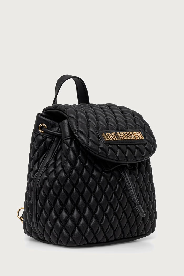 Love Moschino plecak damski z imitacji skóry JC4293PP0PK1200A czarny AW26