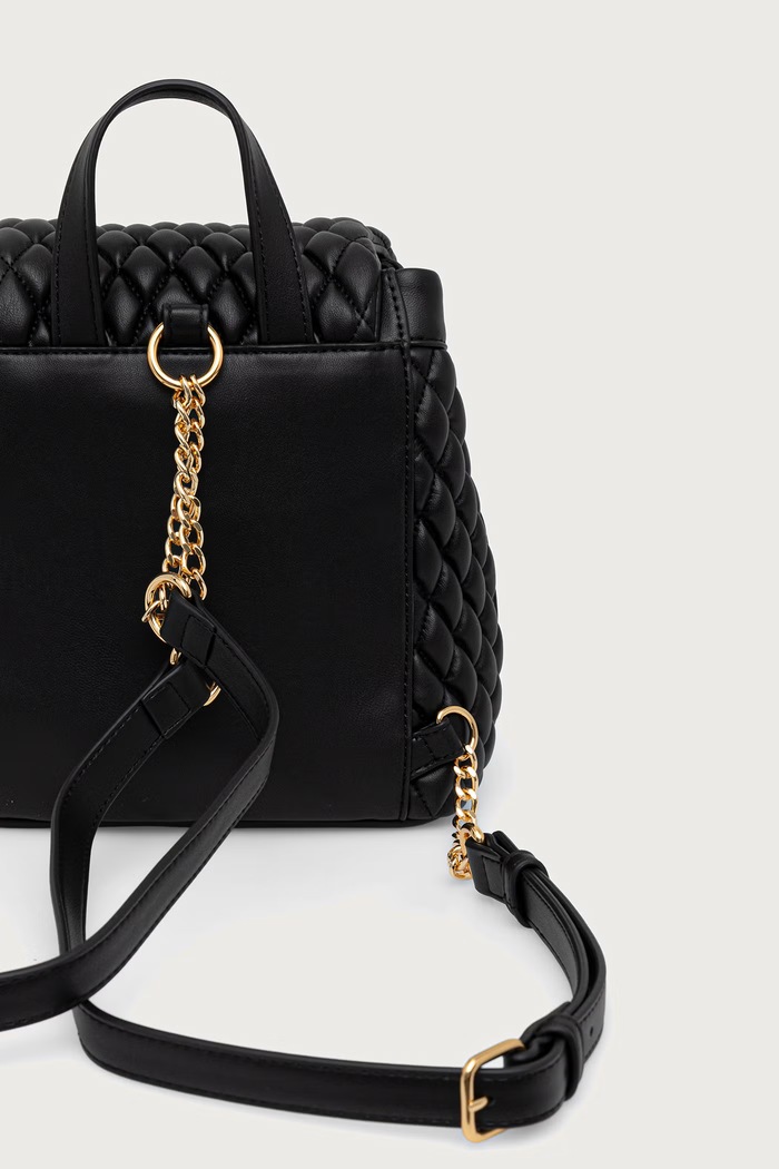 Akcesoria Love Moschino plecak damski z imitacji skóry JC4293PP0PK1200A czarny