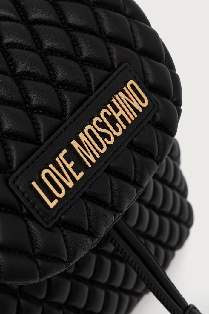 Love Moschino plecak damski z imitacji skóry czarny JC4293PP0PK1200A