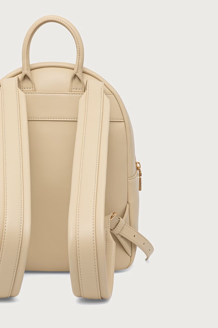 Akcesoria Love Moschino plecak damski z imitacji skóry JC4264PP0PKQ0129 beżowy