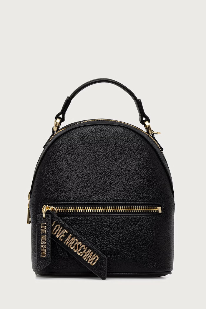 Love Moschino Plecak damski z imitacji skóry czarny JC4229PP0PKG0000