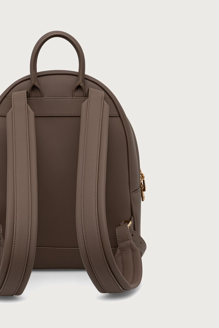 Akcesoria Love Moschino plecak damski z imitacji skóry JC4185PP0PKD0203 brązowy