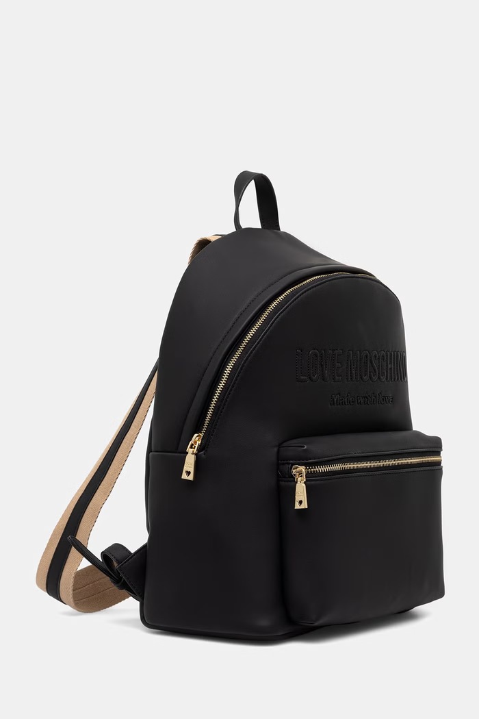 Love Moschino plecak damski z imitacji skóry JC4049PP1PLE0000 czarny AW26