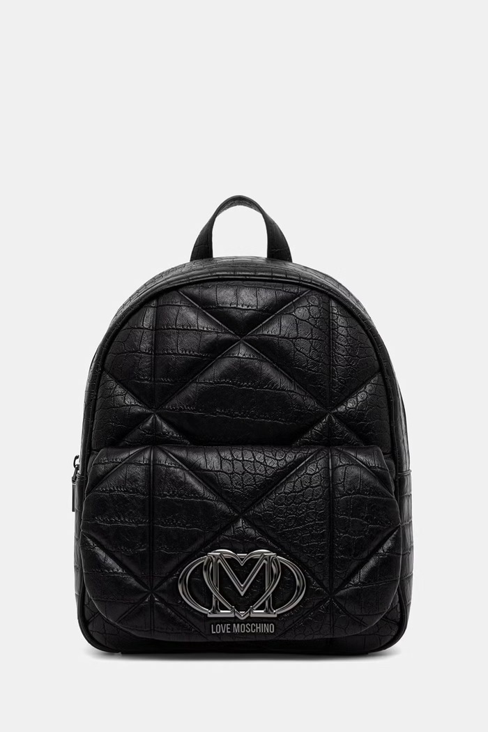Love Moschino plecak damski z imitacji skóry czarny JC4037PP1PLF1000