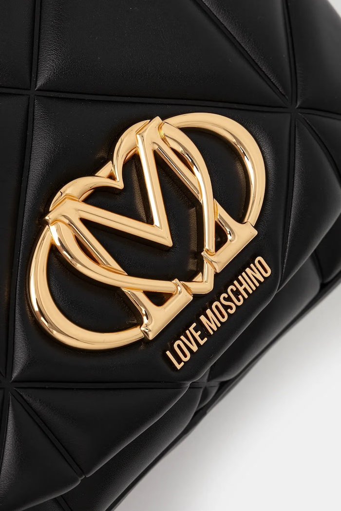 Love Moschino plecak miejski damski z imitacji skóry czarny JC4037PP1PLC0000