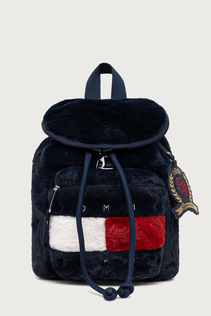 Tommy Jeans Σακίδιο γυναικείο σκούρο μπλε AW0AW19078