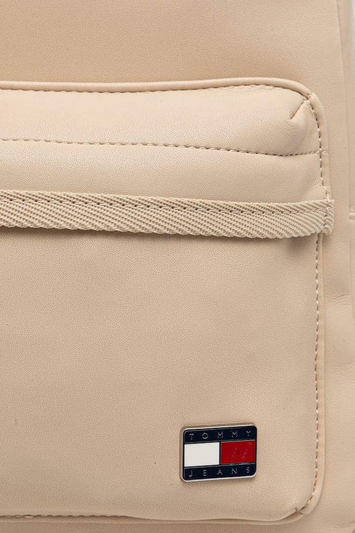 Tommy Jeans nahrbtnik ženski iz umetnega usnja AW0AW19043 bež