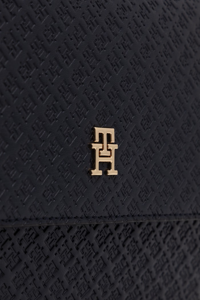 Tommy Hilfiger nahrbtnik ženski iz umetnega usnja mornarsko modra AW0AW19284