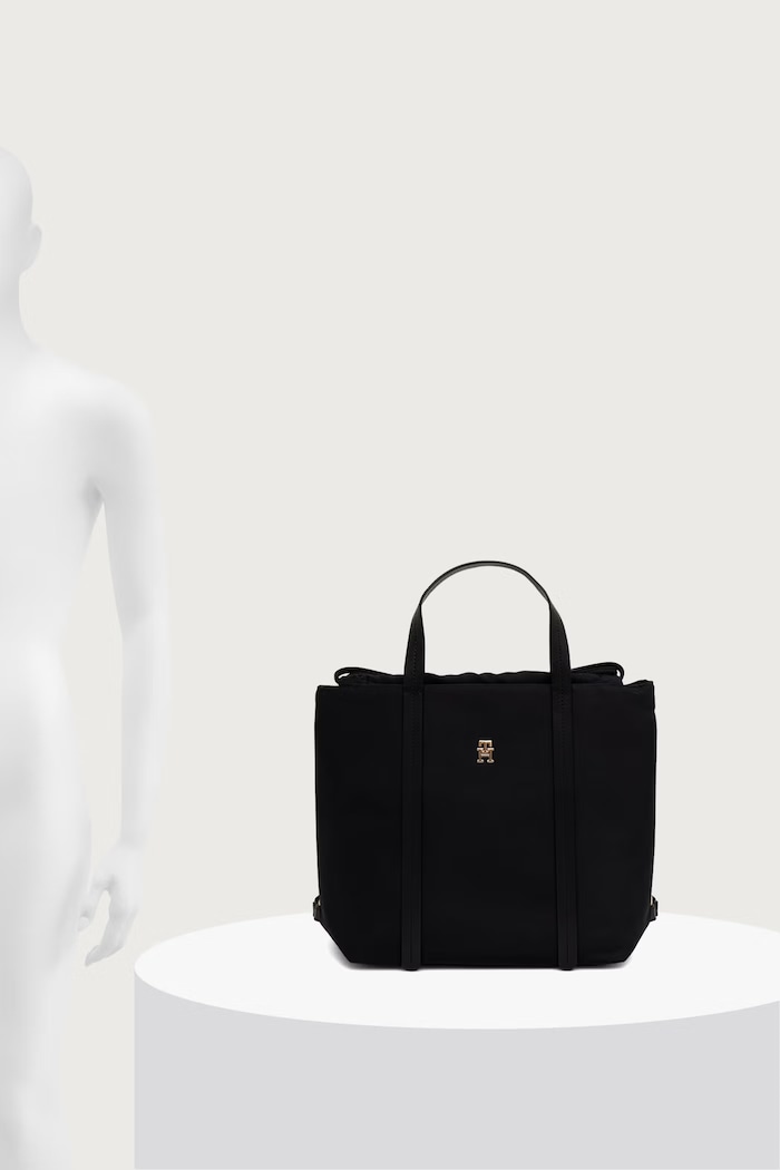 Plecak damski Tommy Hilfiger czarny AW0AW19029