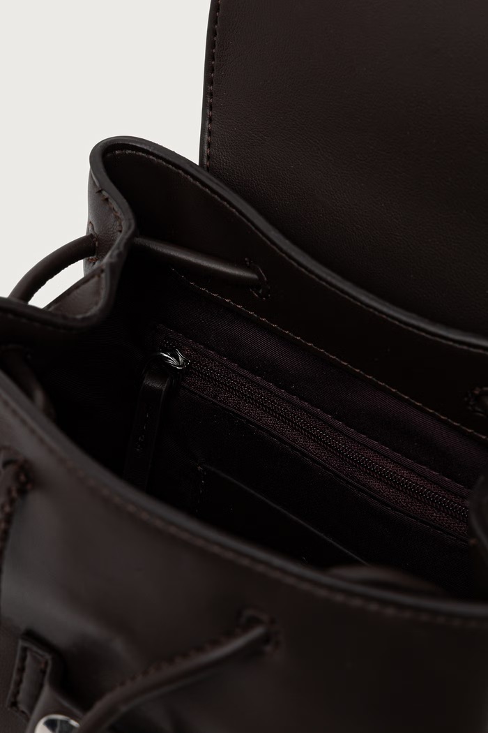 Calvin Klein batoh dámský z imitace kůže LV04F3893G hnědá