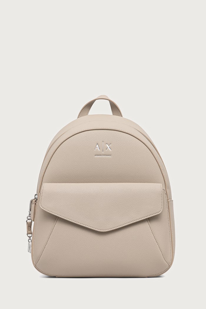 Armani Exchange Ruksak dámsky z imitácie kože béžová XW003148.AF26569