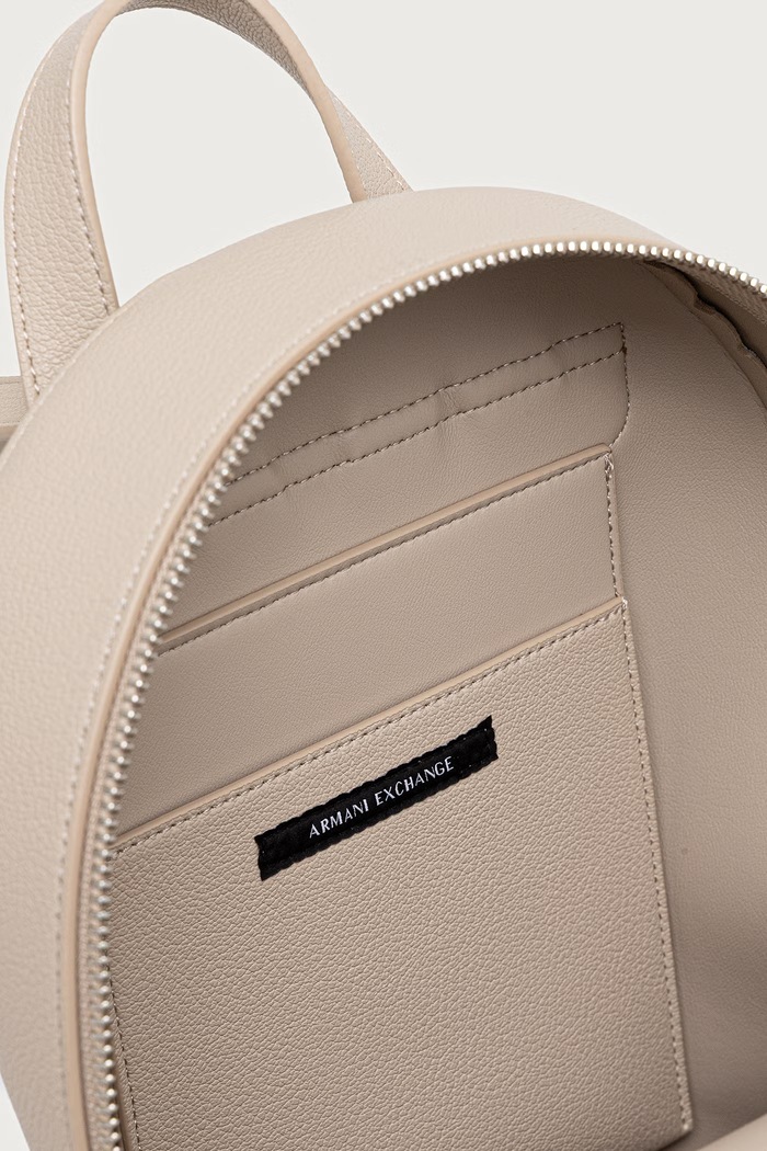 Ruksak dámsky z imitácie kože Armani Exchange béžová XW003148.AF26569
