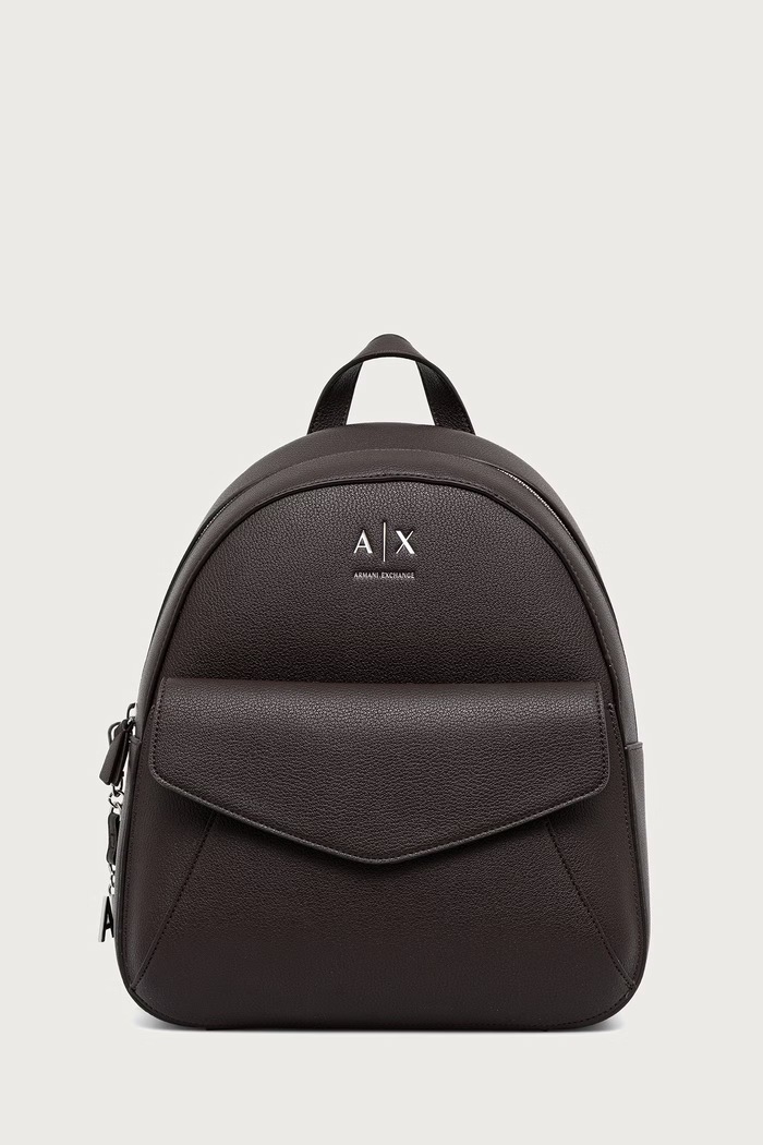 Armani Exchange Ruksak dámsky z imitácie kože hnedá XW003148.AF26569