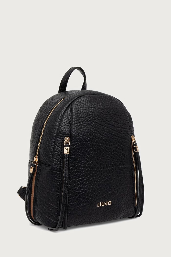Liu Jo Plecak damski z imitacji skóry AF6049.E1146 czarny AW26
