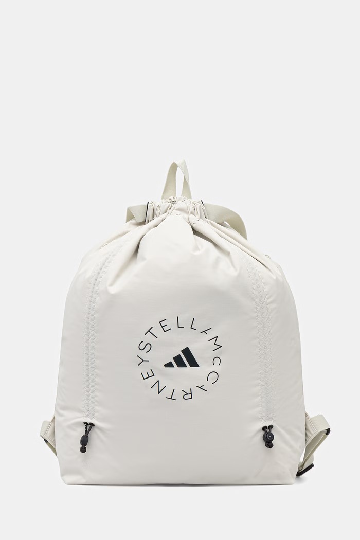 adidas by Stella McCartney plecak worek damski beżowy KS3057