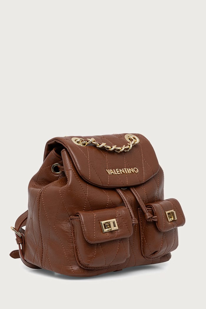 Valentino Bags Plecak damski z imitacji skóry CRYSTELLE VBSA5Q20 brązowy AW26
