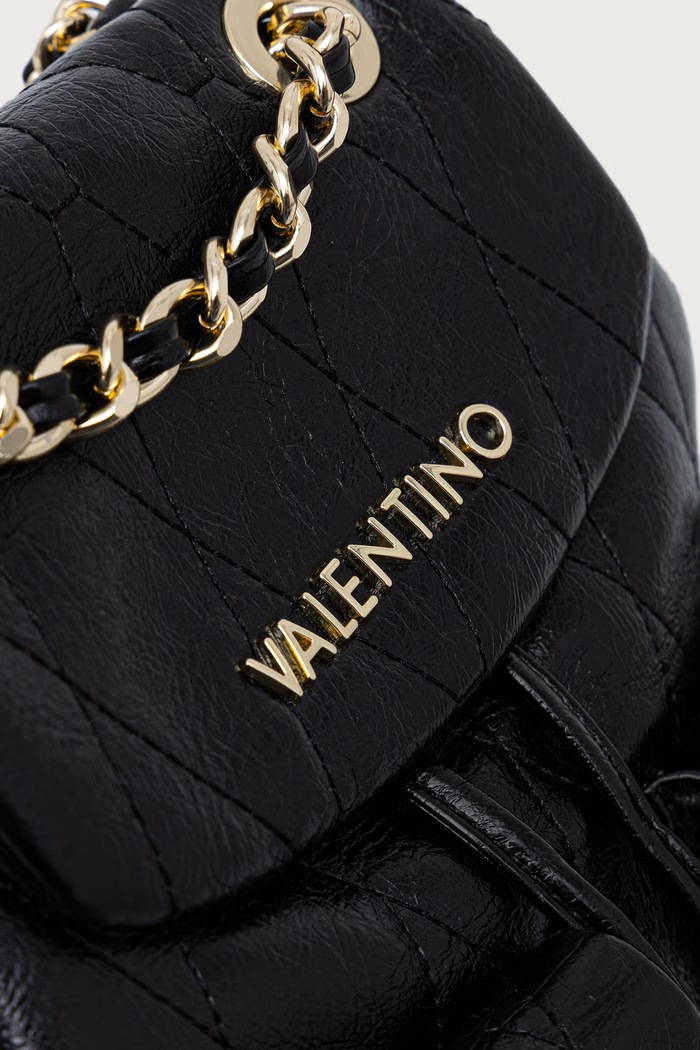 Plecak damski z imitacji skóry CRYSTELLE Valentino Bags VBSA5Q20 czarny