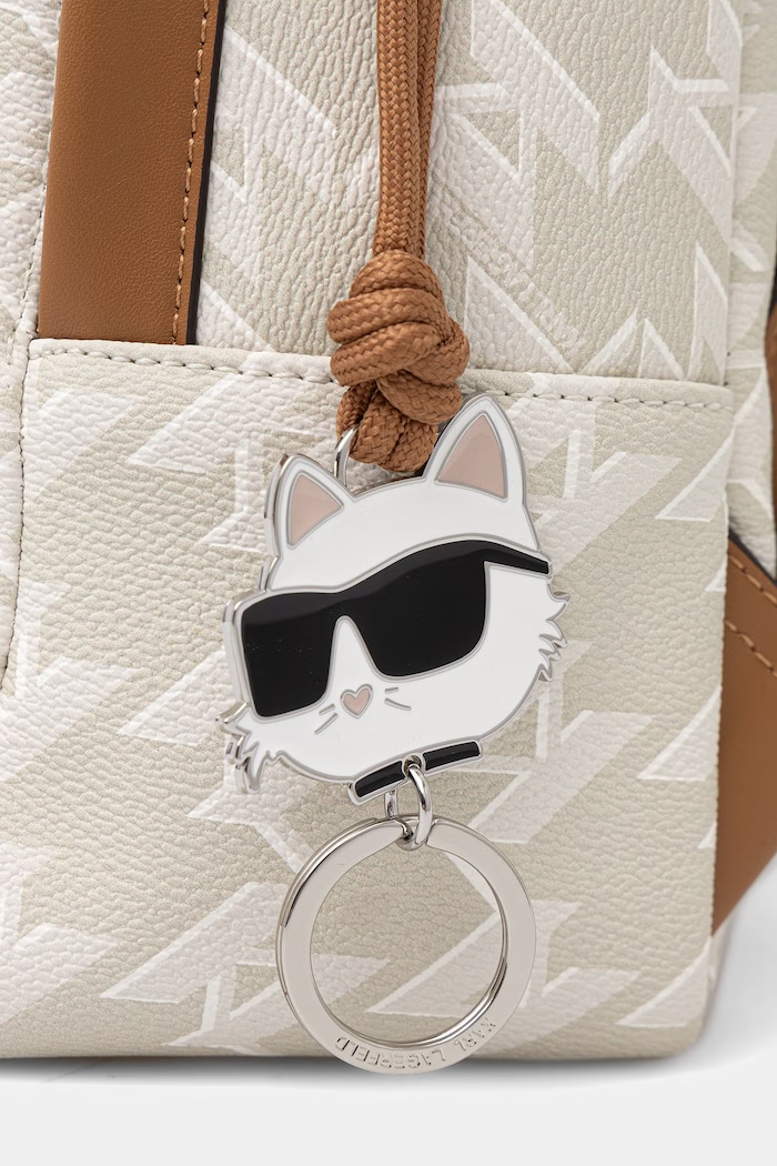 Karl Lagerfeld rucsac pentru femei IKON bej B3W30137
