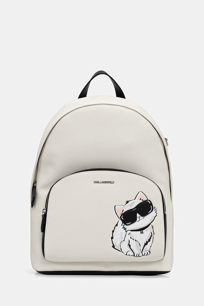 Karl Lagerfeld ruksak dámsky IKON biela B3W30339