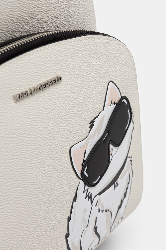 Karl Lagerfeld ruksak dámsky IKON biela B3W30339