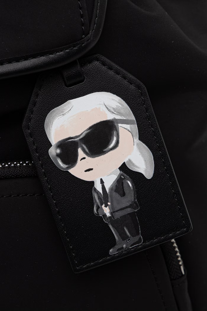 Karl Lagerfeld rucsac de oraș pentru femei IKON B3W30127 negru