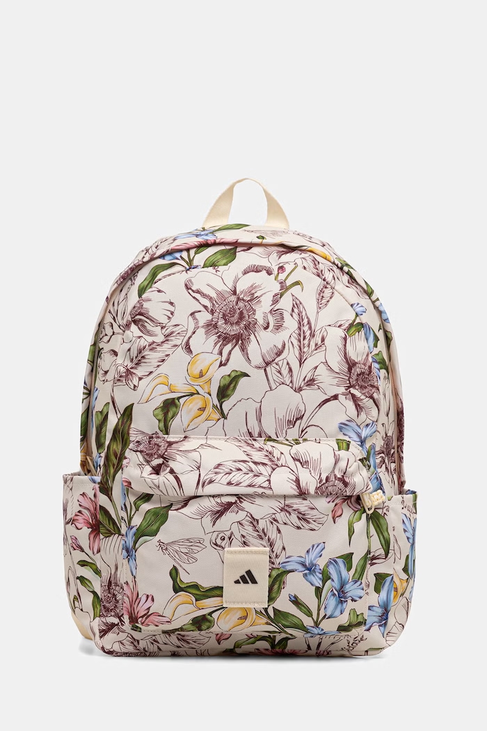 adidas plecak damski x Farm Rio beżowy KR4077