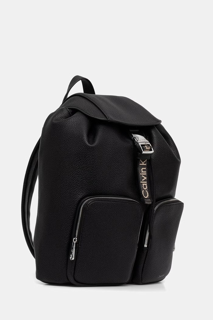 Calvin Klein batoh dámský z imitace kůže LV04F3645G černá AW26