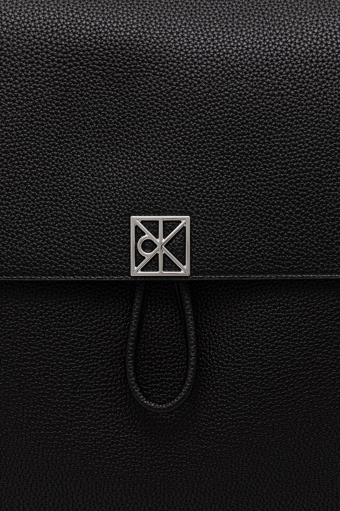 Calvin Klein rucsac pentru femei, cu imitație de piele LV04F3553G negru