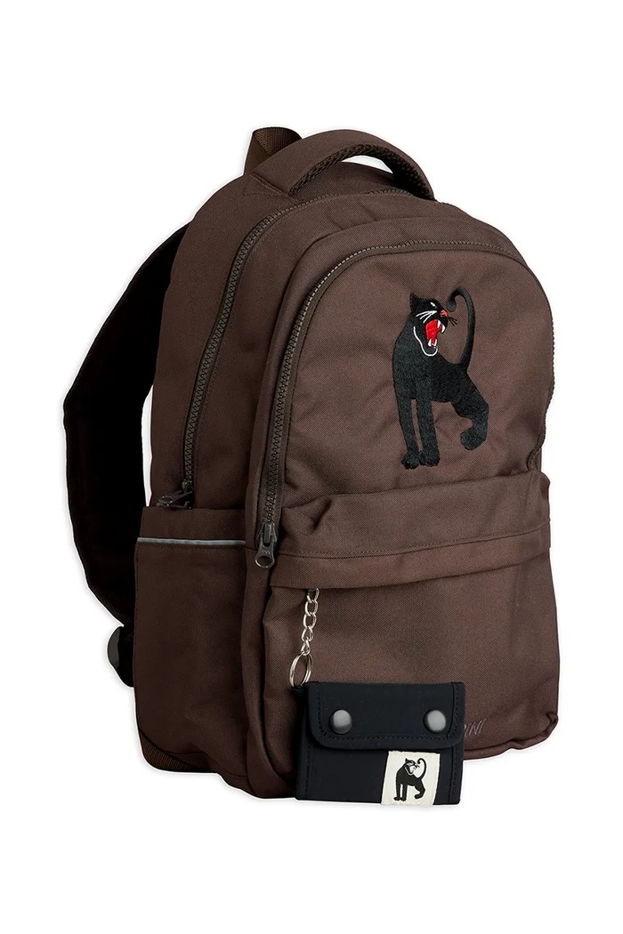 Mini Rodini plecak dziecięcy Panther brązowy 26760132